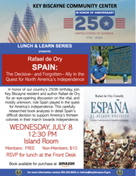 Lunch & Learn: Spain’s Forgotten Role in America’s Independence