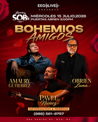 Bohemios Amigos: Amaury Gutierrez, Pavel Nunez, Obrien Luna