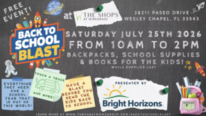 Back to School Blast at The Shops at Wiregrass