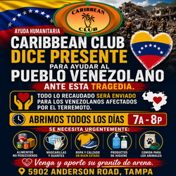 CARIBBEAN CLUB FOOD DRIVE FOR VENEZUELA