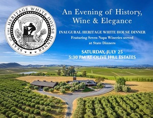 Napa County Historical Society Inaugural Heritage White House Dinner Fundraiser
