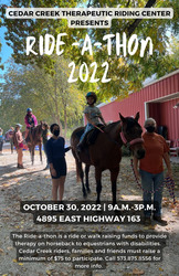 Cedar Creek Therapeutic Riding Center Annual Ride-A-Thon
