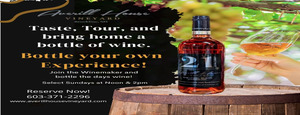 Taste, Tour and Bottle with the Wine maker, select Sundays at Averill House Vineyard in Brookline