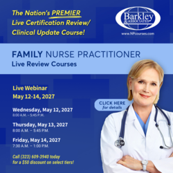 Family Nurse Practitioner BLITZ Certification Review and Clinical Update Continuing Education Course