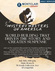 Mystery Writers of America Panel