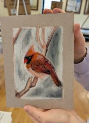 NJ Audubon Bird Portraits in Oil Pastels with Ingrid Harbour