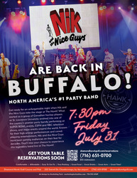 NIK & THE NICE GUYS back in Buffalo @ The Hawk!