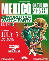 Mexico On The Big Screen: Mexico vs England