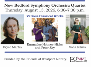 New Bedford Symphony Orchestra Quartet at the Westport Library