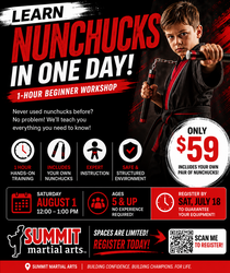 Learn Nunchucks in One Day! Beginner Workshop