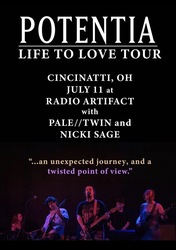 Potentia live in Cincinnati w/ Nicki Sage & PALE//TWIN