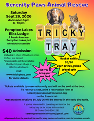 Serenity Paws Animal Rescue, Inc  Annual Tricky Tray