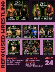 Refocused Wrestling Steel Cage Clash!