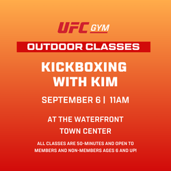 UFC Gym at The Waterfront: Outdoor Kickboxing Class