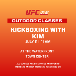UFC Gym at The Waterfront: Outdoor Kickboxing Class