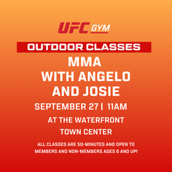 UFC Gym at The Waterfront: Outdoor MMA Class