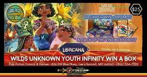 Lorcana Wilds Unknown Youth Infinity Win A Box Tournament