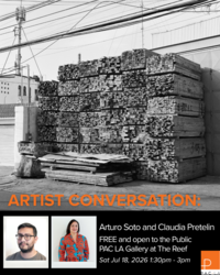 Photographic Arts Council Los Angeles pres. “Artist Conversation: Arturo Soto and Claudia Pretelin”