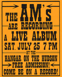 The AM's Live Album Recording