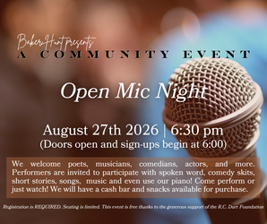 Open Mic at Baker Hunt