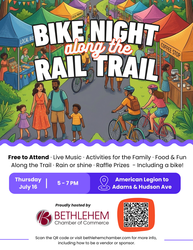 Bike Night Along the Rail Trail