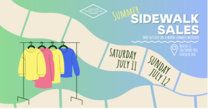 Summer Sidewalk Sales