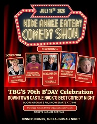 WIDE AWAKE EATERY COMEDY SHOW & TERRI  BARTON GREGG'S 70th BIRTHDAY CELEBRATION