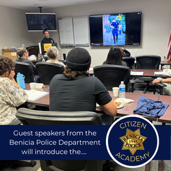 Carquinez Village Presents: An Introduction to the Benicia Citizens Police Academy