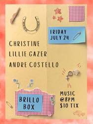 Andre Costello w/ Lillie Gazer & Christine live at Brillobox