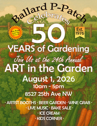 24th annual Art in the Garden at Ballard P-Patch