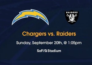 2026 Chargers vs Raiders
