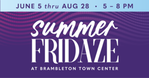 Jason Masi at Summer Fridaze in Brambleton Town Center