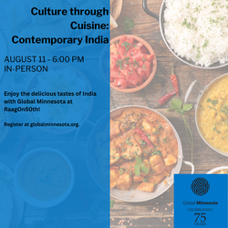 Culture Through Cuisine: Contemporary India