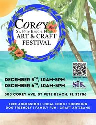 Corey Avenue Art & Craft Festivals Dec 5 & 6, 2026