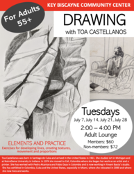 Drawing with Toa Castellanos