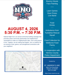 National Night Out (NNO) St. Andrew's UMC
