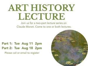 Art History Lecture: Claude Monet