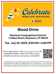 Blood Drive July 28, 2026