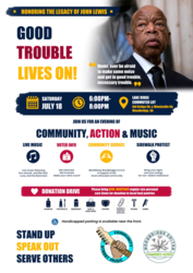 John Lewis "Good Trouble Lives On" Event with Woodbridge United