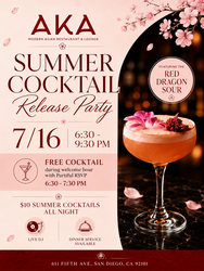 AKA SUMMER COCKTAIL RELEASE PARTY