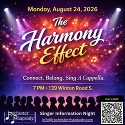 The Harmony Effect: Rochester Rhapsody Chorus Singer Information Night