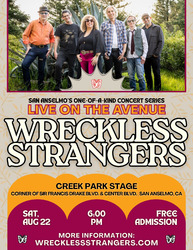 Wreckless Strangers Play San Anselmo Live on the Avenue