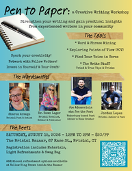 Pen to Paper: a Creative Writing Workshop