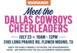 Meet Dallas Cowboys Cheerleaders at Whataburger!