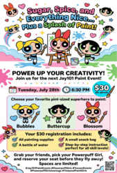 🎨💖💚💙 Sugar, Spice, and Everything Nice... Plus a Splash of Paint @ Poppin' Off! 💙💚💖
