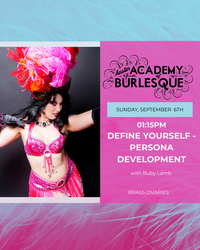 Define Yourself - Persona Development with Ruby Lamb