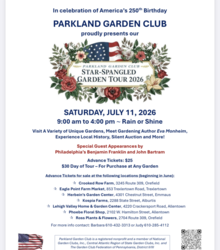 Parkalnd GC"s "Star-Spangled Garden Tour 2026"