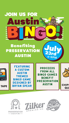 Austin Bingo with Preservation Austin and Bryan Spear
