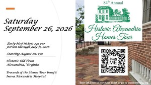 84th Annual Historic Alexandria Homes Tour on Saturday, September 26th