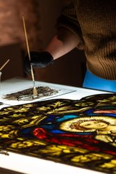 Introduction to Stained-Glass Painting 4-Day Workshop